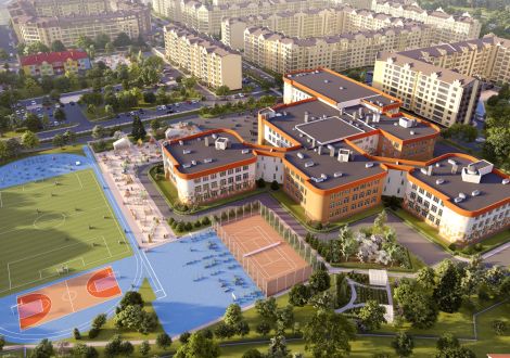 Школа в микрорайоне Коммунар, г.Владимир